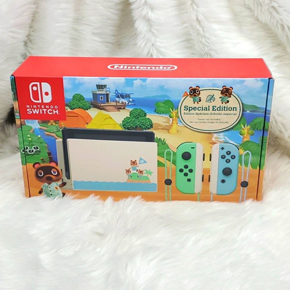 Nintendo Switch Animal Crossing Horizons Special Edition Consoles New